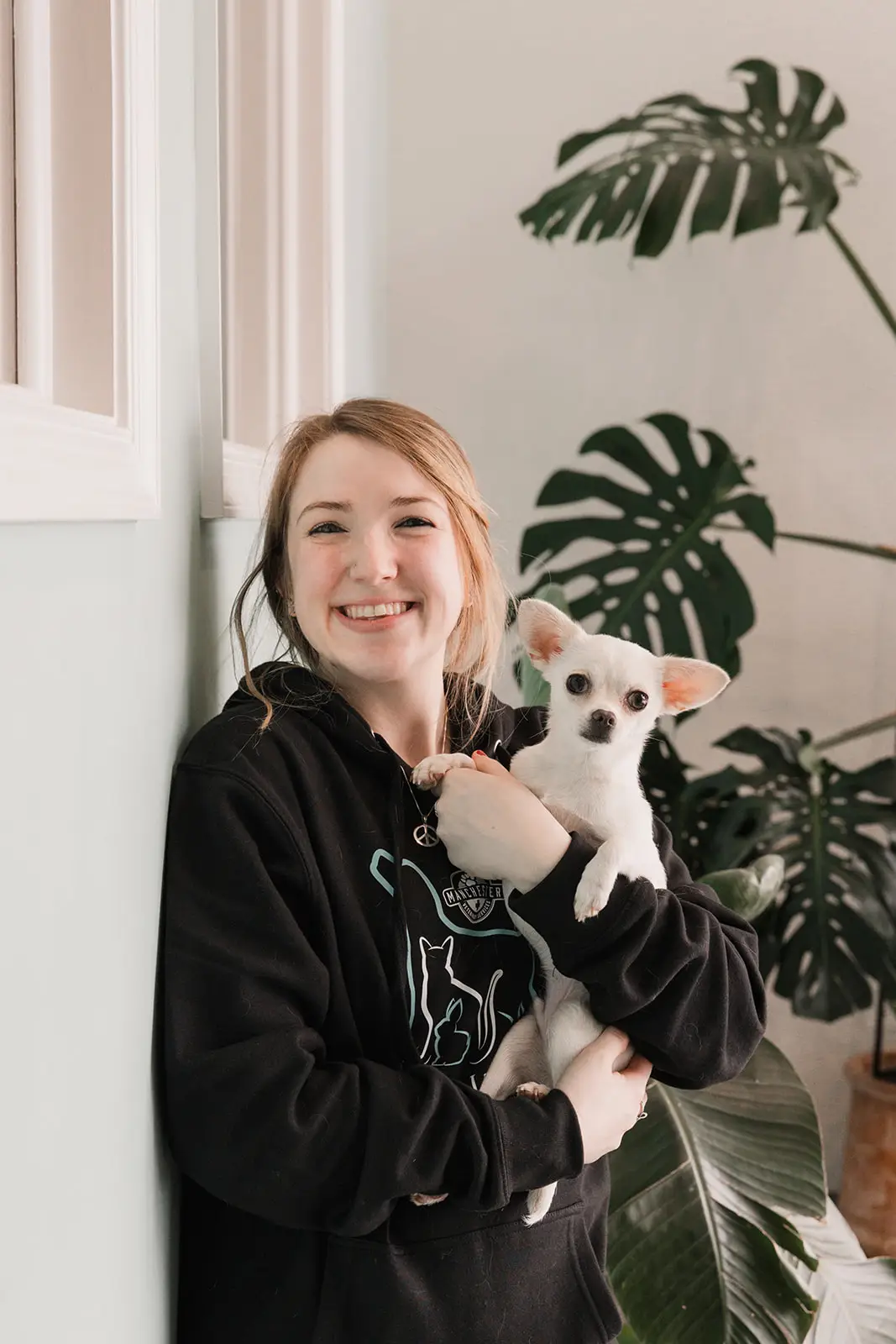 Elizabeth Pontious, technician of Manchester Veterinary Services.