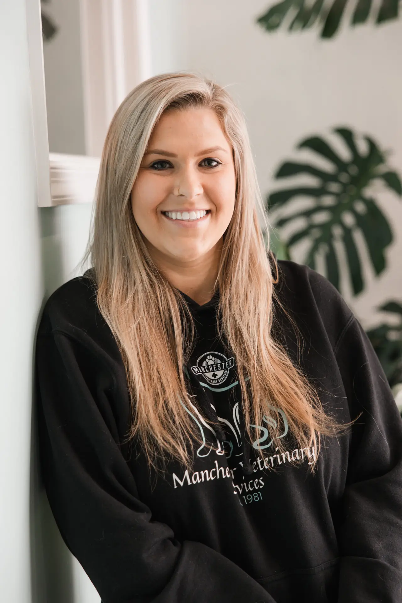 Taylor Bosley, admin assistant of Manchester Veterinary Services.