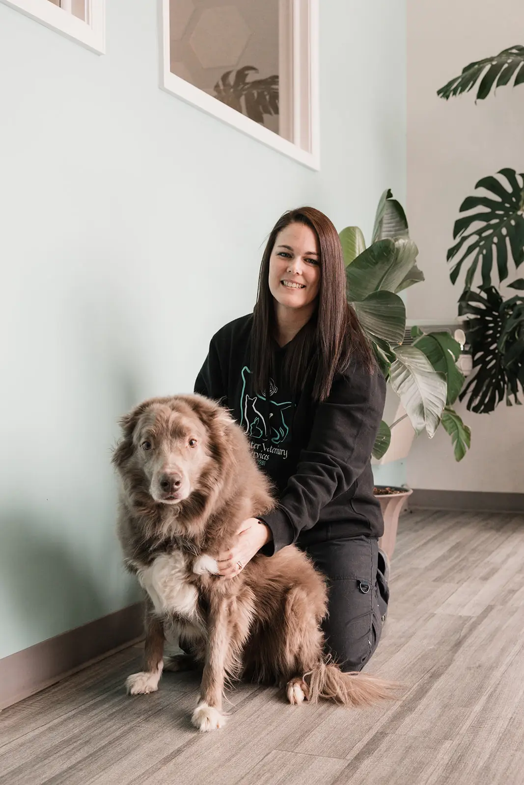 Kelsey Herriotts, technician of Manchester Veterinary Services.